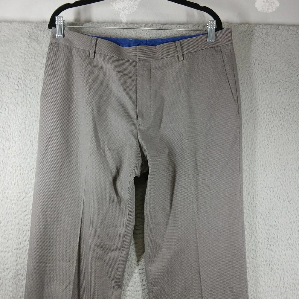Banana Republic Tailored Slim Fit‎ Non-Iron Chino Dress Pants 33x34 Brown